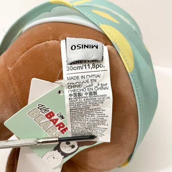 Miniso We Bare Bears Cartoon Network Bear Plush Stuffed Animal - Picture 15 of 16